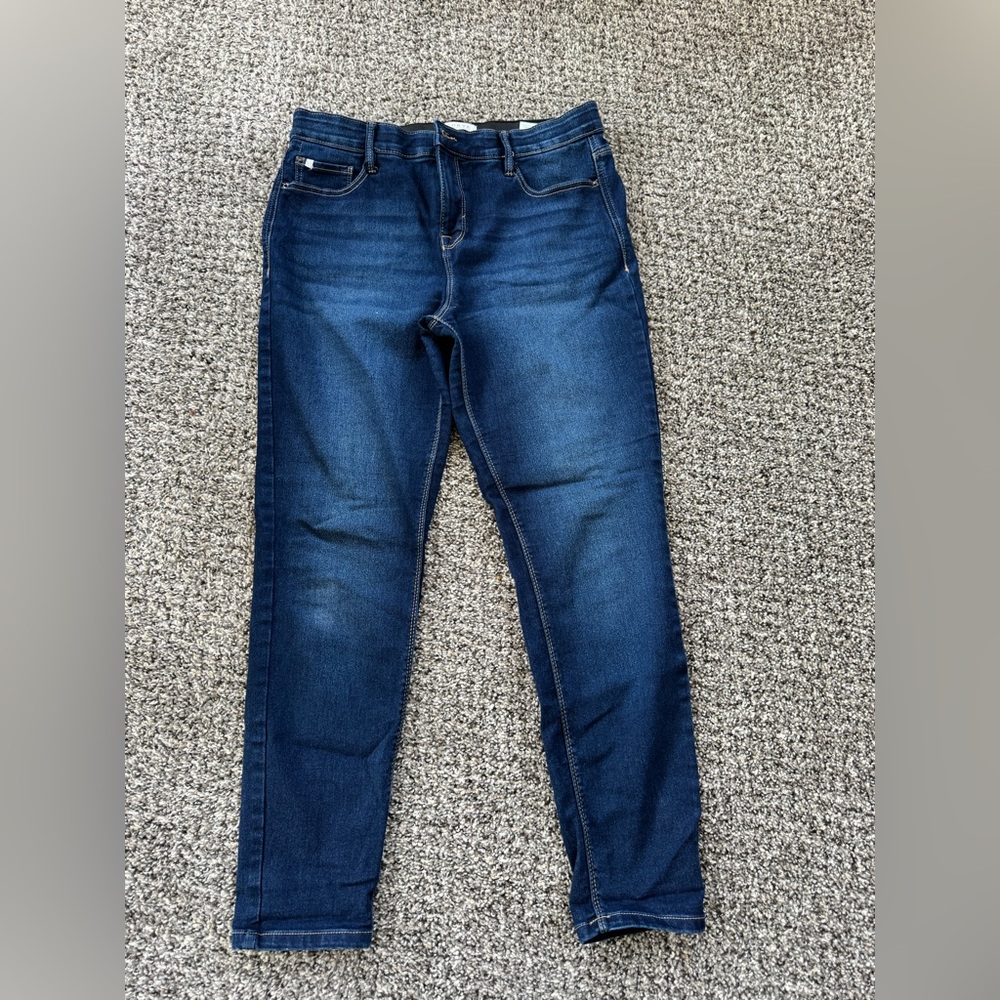 Women's Indigo Stretch Skinny Jeans - Classic High-Rise Fit